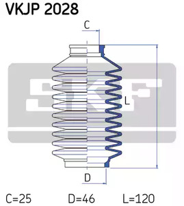 Фото VKJP2028 Комплект пыльника SKF {forloop.counter}}